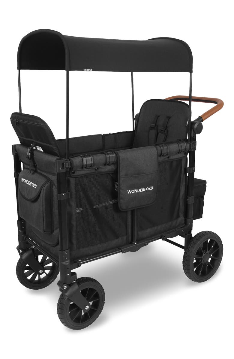 WonderFold W2 Luxe 2-Passenger Multifunctional Stroller Wagon, Main, color, 