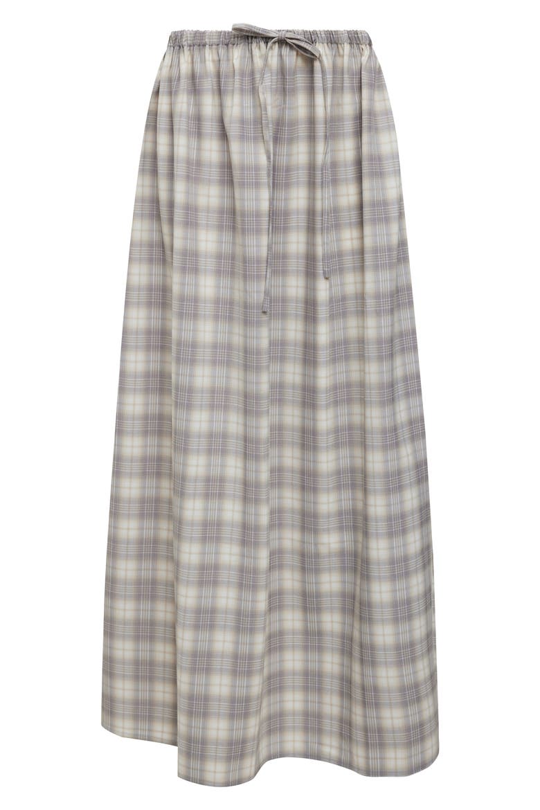 Sweet Escape Maxi Skirt, Alternate, color, SMOKE PLAID