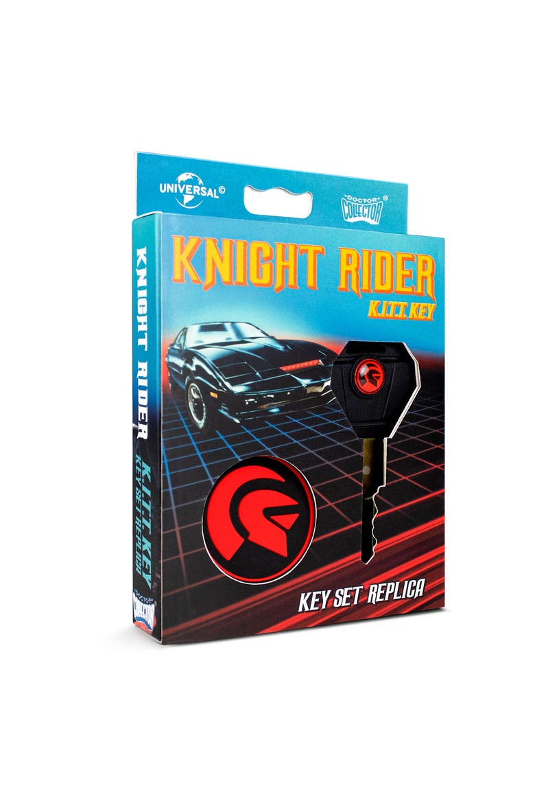 Knight Rider K.I.T.T Key Set Replica, Includes Keychain, Main, color, Multicolored