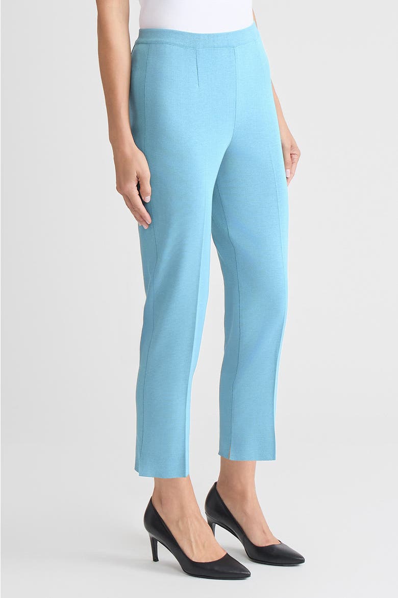 Knit Straight Leg Ankle Pants, Alternate, color, Serene