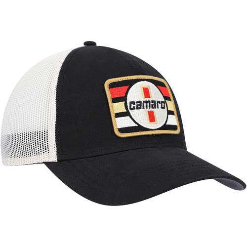AMERICAN NEEDLE AMERICAN NEEDLE BLACK CAMARO TWILL VALIN PATCH SNAPBACK HAT