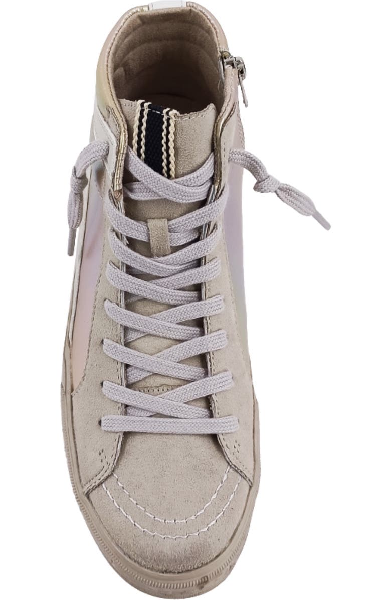 SHUSHOP Rooney High-Top Sneaker, Alternate, color, Gold