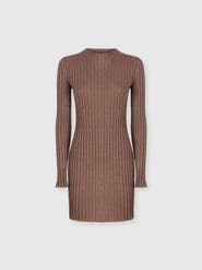 Missoni Ribbed Viscose Lamé Mini Dress