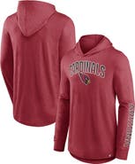 FANATICS Men's Fanatics Branded Cardinal Arizona Cardinals Front Runner Long Sleeve Hooded T-Shirt