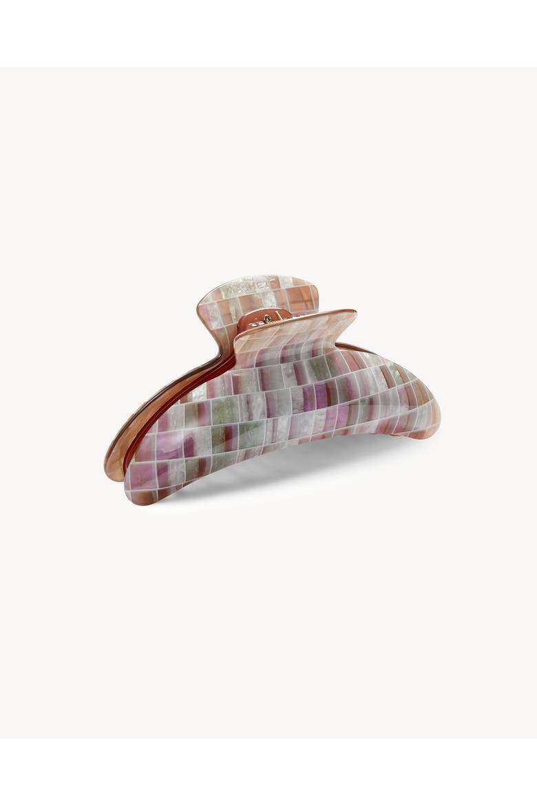 Jumbo Heirloom Claw, Alternate, color, Brown Shell Checker
