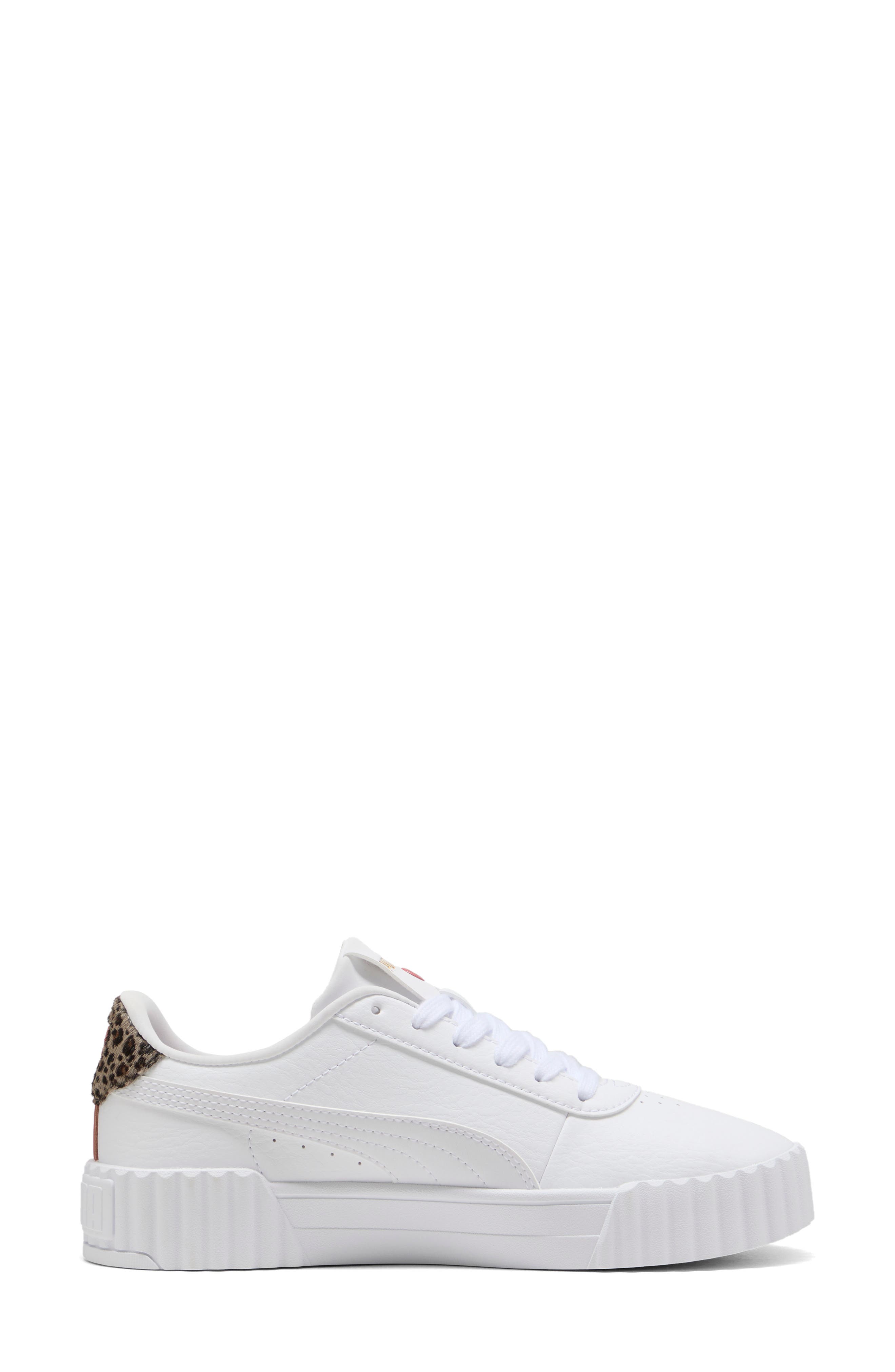 Carina 3.0 Animal Flair Sneaker, Alternate, color, PUMA WHITE/ PUMA GOLD