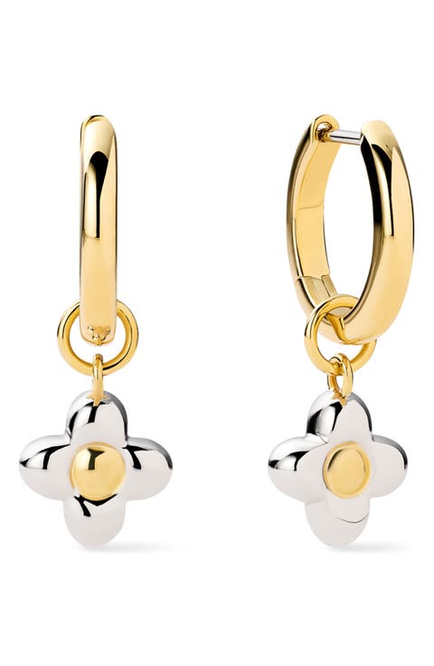 Liora Drop Hoop Earrings