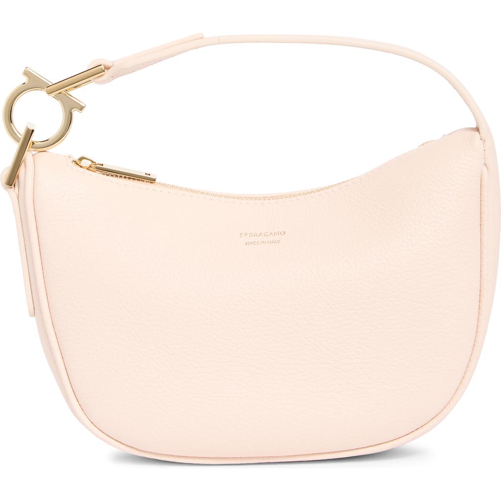 Ferragamo Mini Smile Leather Top Handle Bag