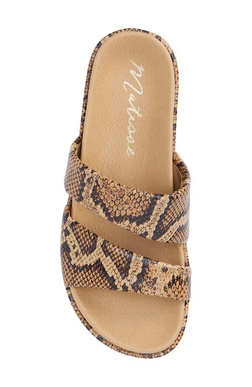 MATISSE MATISSE BLAINE PLATFORM SLIDE SANDAL