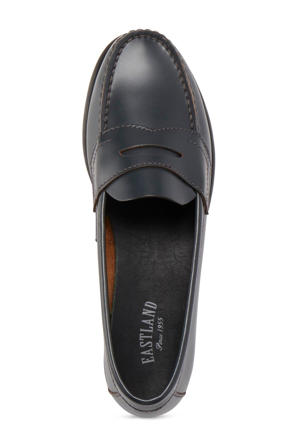 Classic II Leather Loafer - Wide Width Available, Alternate, color, NAVY