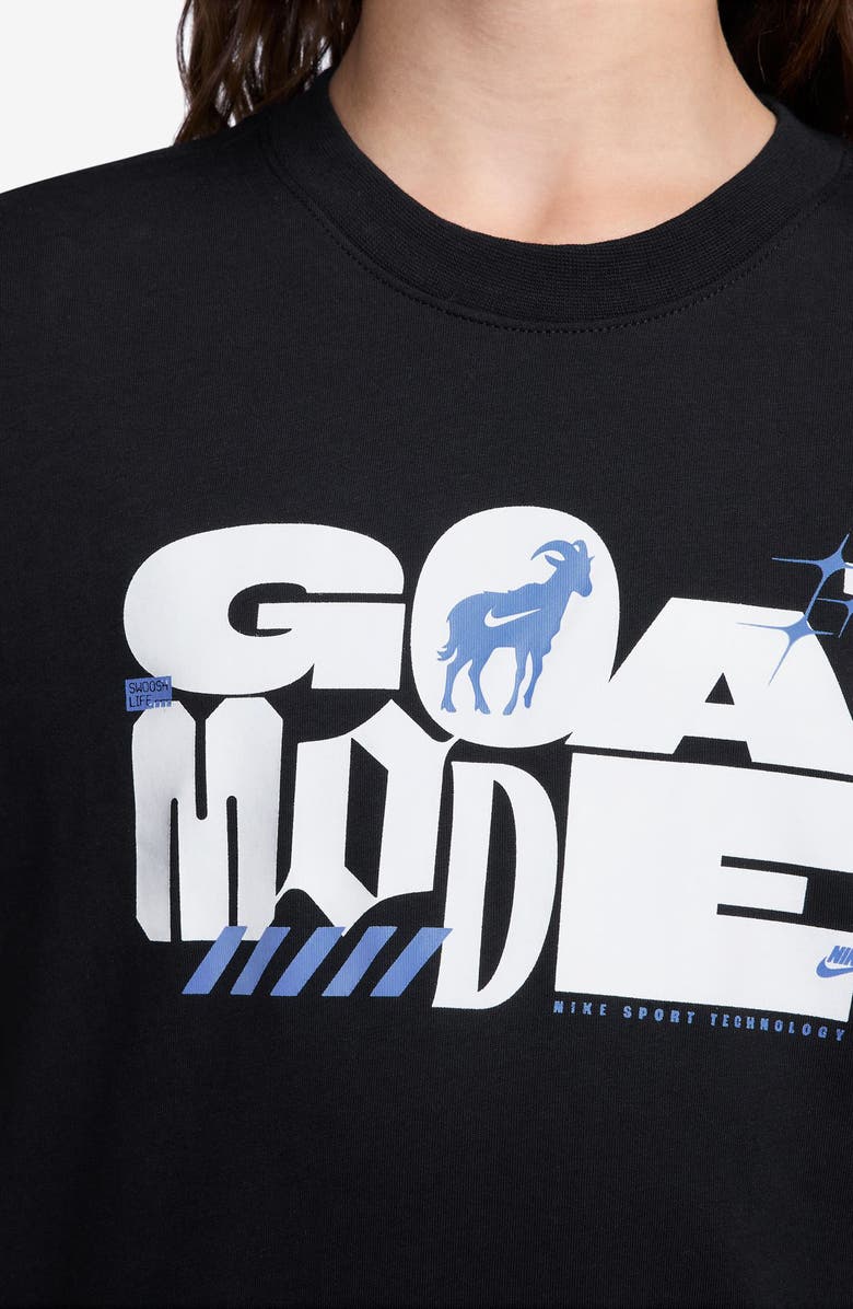 Nike Kids
 GOAT Mode Graphic T-Shirt, Alternate, color, Black