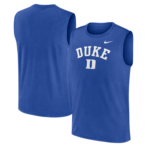 Men's Nike Royal Duke Blue Devils Primetime Legend Arch Dri-FIT Muscle Tank Top