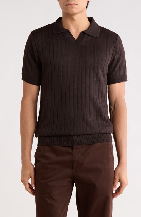 Rib Polo Sweater