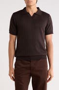 TOM BAINE Rib Polo Sweater