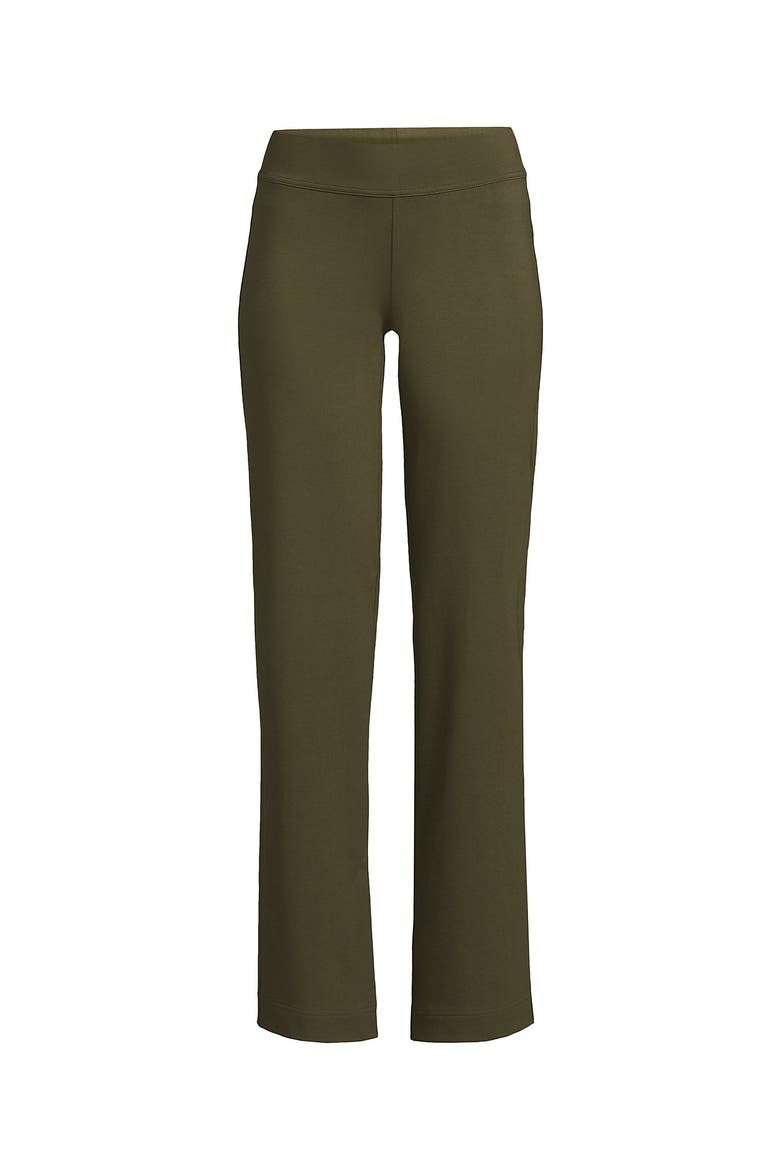 Starfish Mid Rise Straight Leg Pants, Alternate, color, Forest Moss