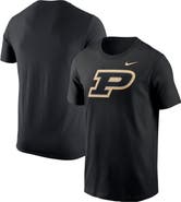 Nike Men's Nike Black Purdue Boilermakers Logo T-Shirt