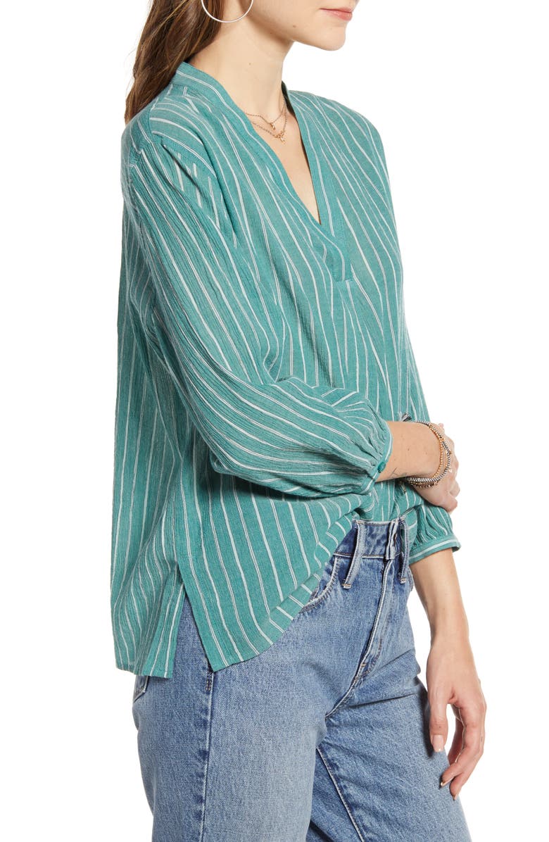 Treasure & Bond Stripe Popover Shirt, Alternate, color, 
