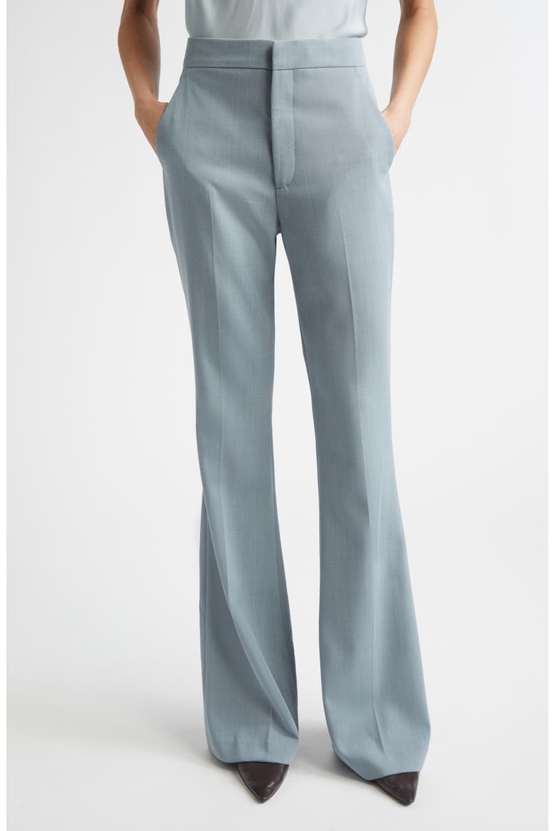 Sophie II Flare Wool Blend Pants, Main, color, SLATE BLUE