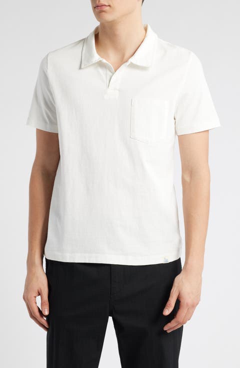 Classic Organic Cotton Jersey Polo with Pocket