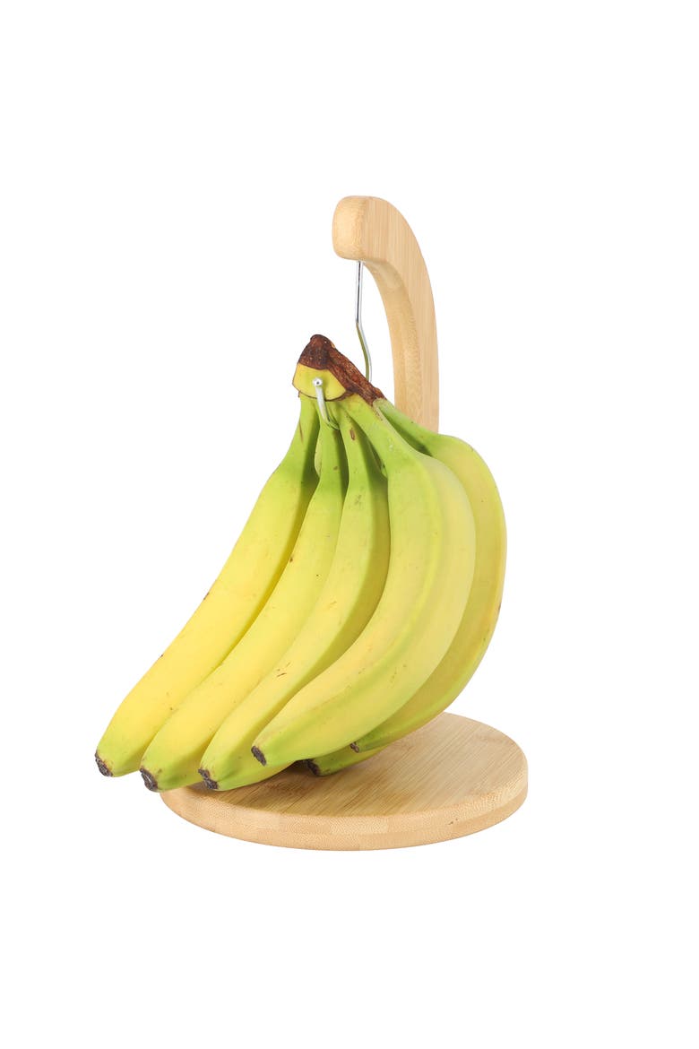 Wood Banana Hanger, Main, color, Bamboo