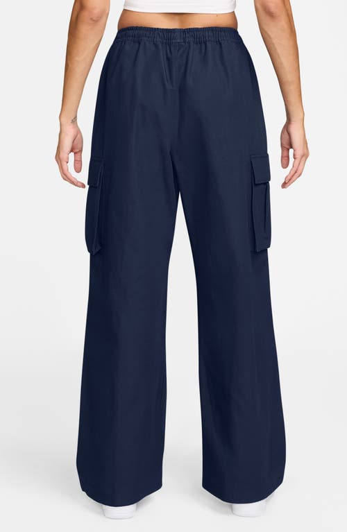 Nike Sportswear Loose Woven Cargo Pants In Blue