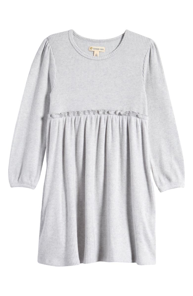Tucker + Tate Kid's Ruffle Long Sleeve Dress, Main, color, 