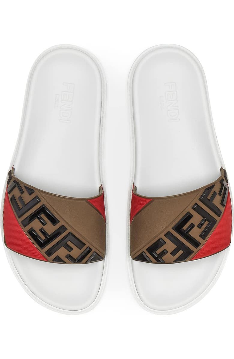 Fendi Logo Sport Slide, Alternate, color,