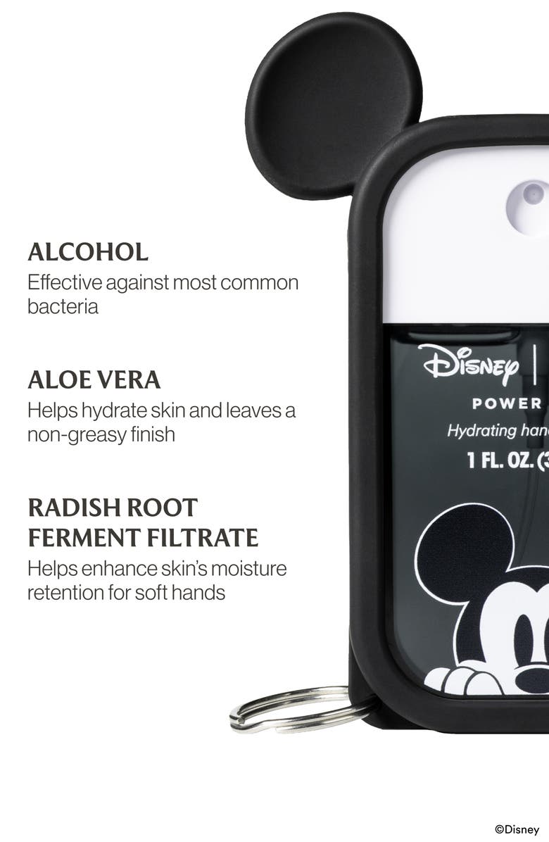 TOUCHLAND x Disney Wild Watermelon Hand Sanitizer & Mickey Mouse Mist Case Set, Alternate, color, Black