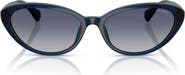Ralph Lauren 56mm Butterfly Sunglasses