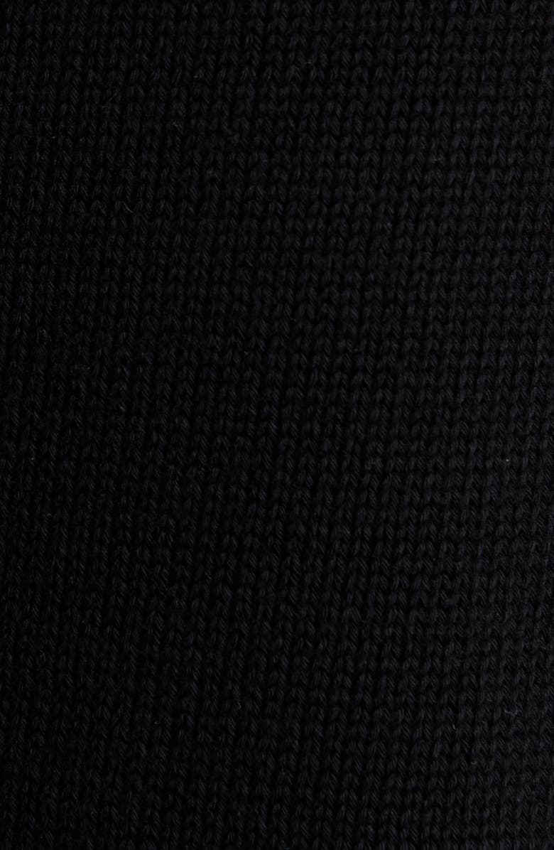 McQueen Alexander McQueen Graffiti Logo Intarsia Organic Cotton Sweater, Alternate, color,