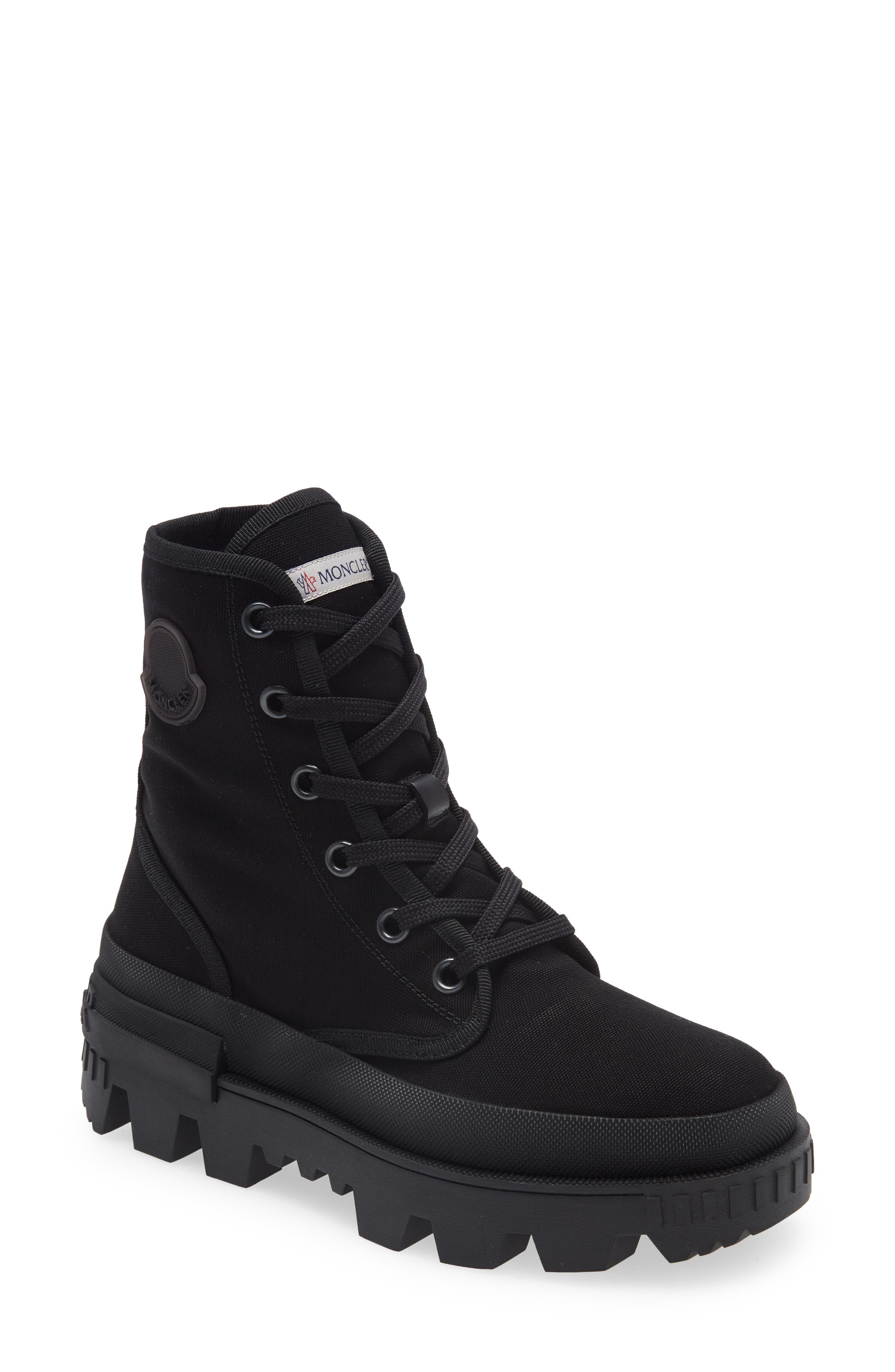 Moncler Pyla Water Repellent Bootie, Main, color, 
