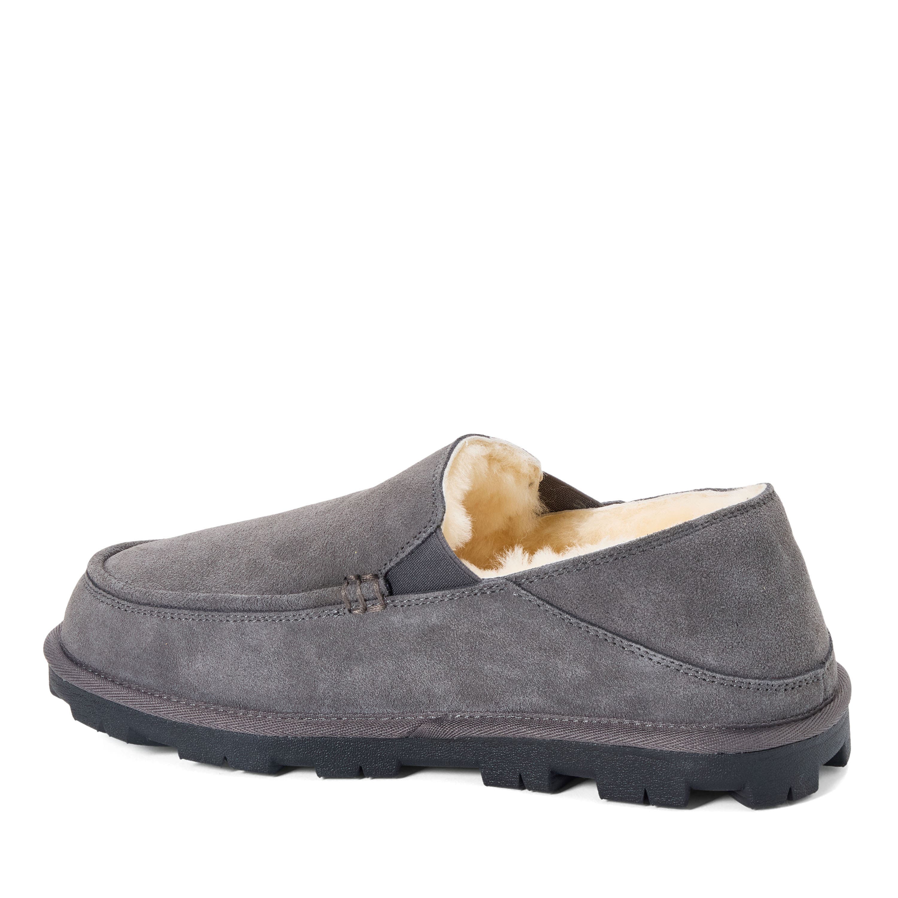 Dearfoams Fireside Shepparton Water Repellent Loafer, Alternate, color, Grey