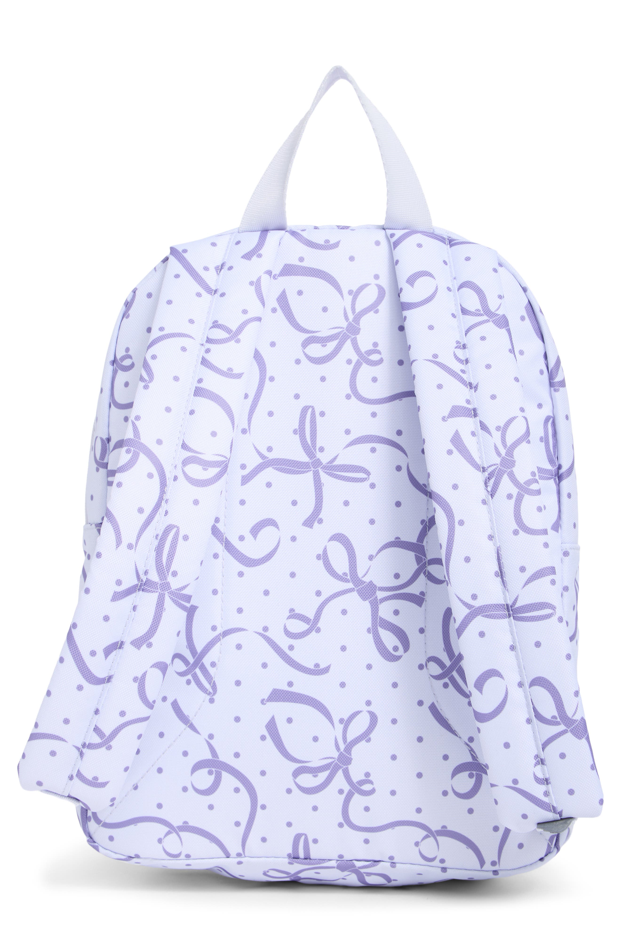 adidas Kids' Gotta Have It Backpack, Alternate, color, Bow Print Purple/ White
