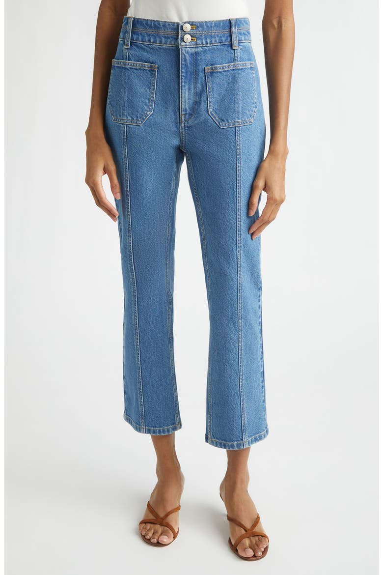 Dorothea Patch Pocket Crop Jeans, Main, color, HORIZON