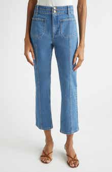 Dorothea Patch Pocket Crop Jeans