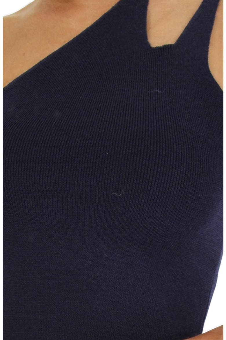 Symphony Double Strap Knit Crop, Alternate, color, Navy