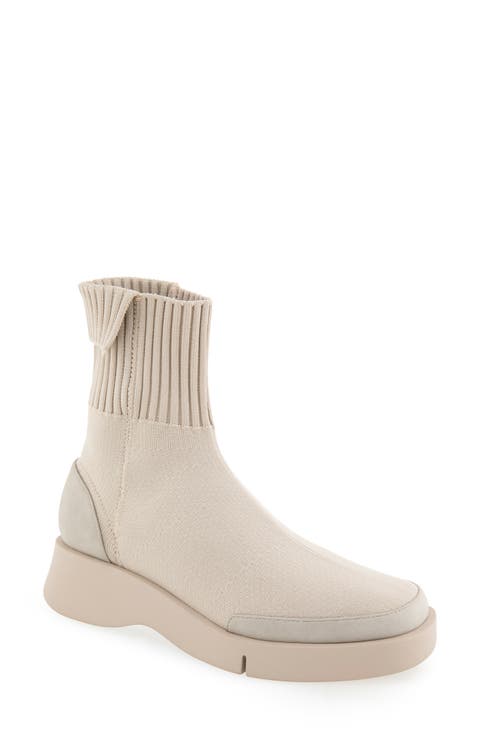 Flame Flatform Knit Bootie