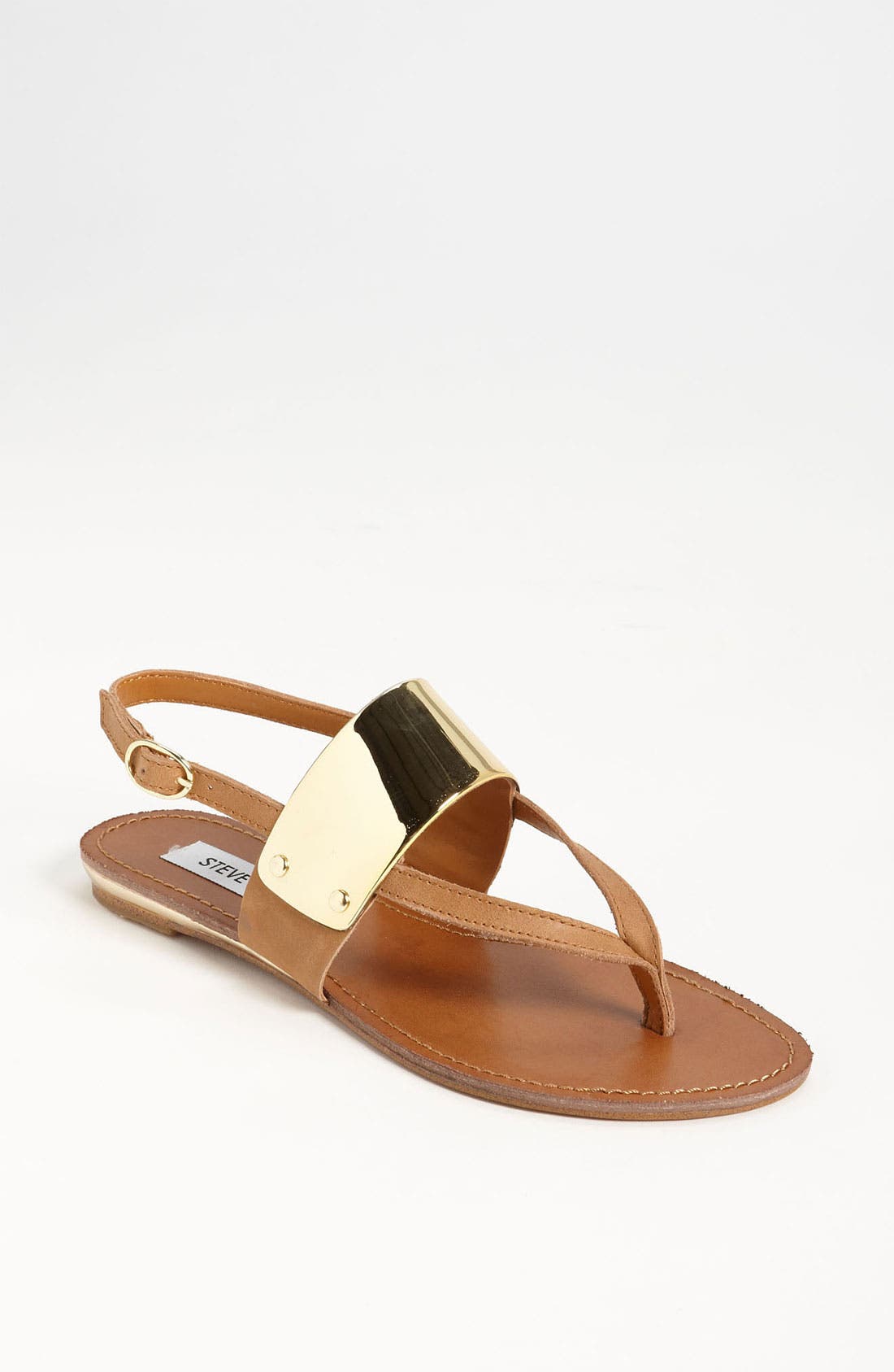 'Cufff' Sandal, Main, color, COGNAC