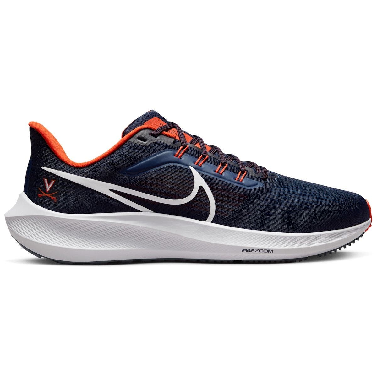 Nike Unisex Nike Navy Virginia Cavaliers Zoom Pegasus 39 Running Shoe, Main, color, 