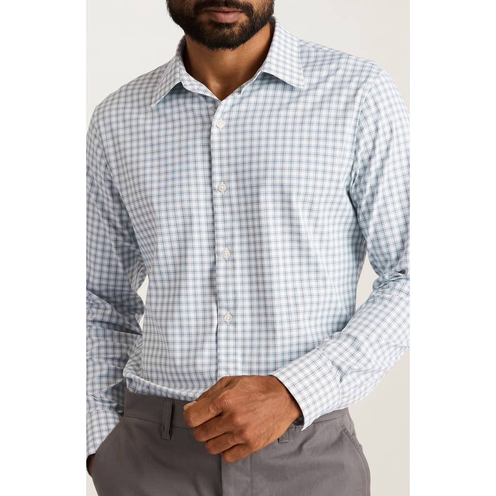 Bonobos Tech Slim Fit Plaid Performance Button-up Shirt In Blue