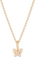 Brook and York Adeline Butterfly Pendant Necklace