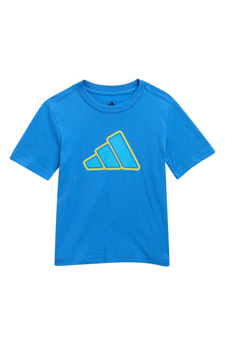 adidas KIds' Short Sleeve T-Shirt, Main, color, Ray Blue