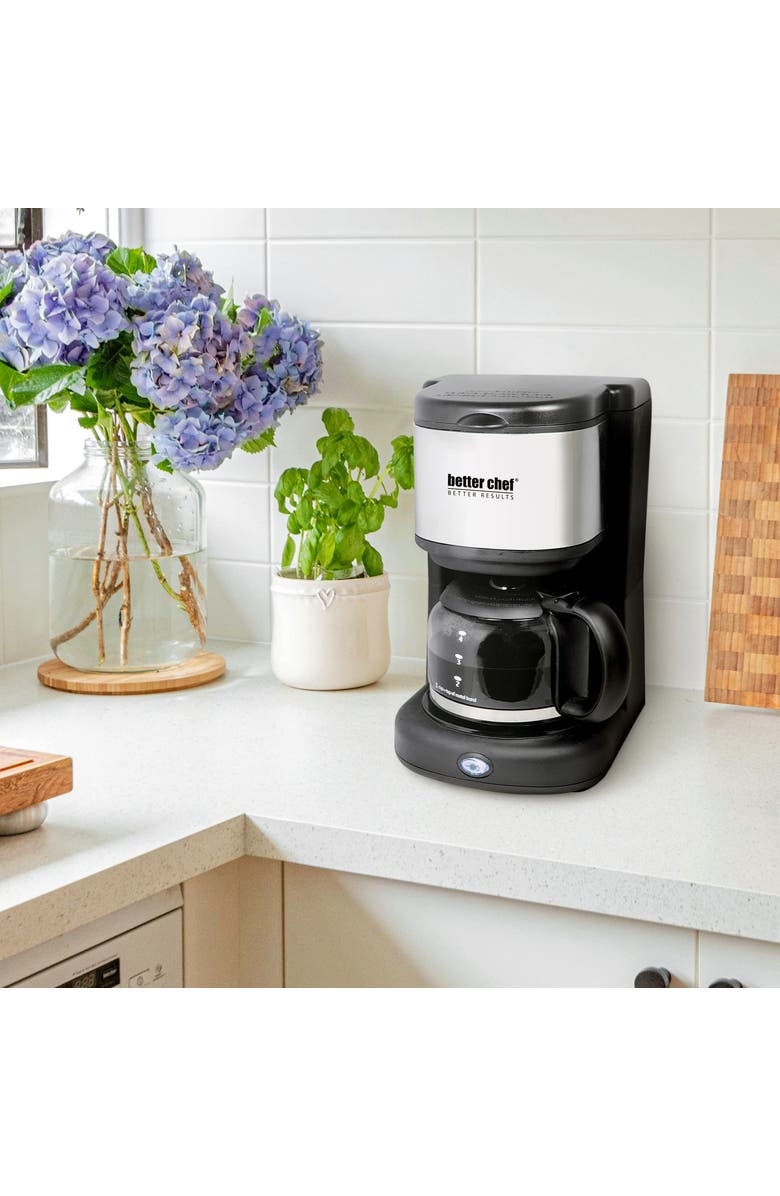 Better Chef 4 Cup Coffee Maker, Alternate, color, Black