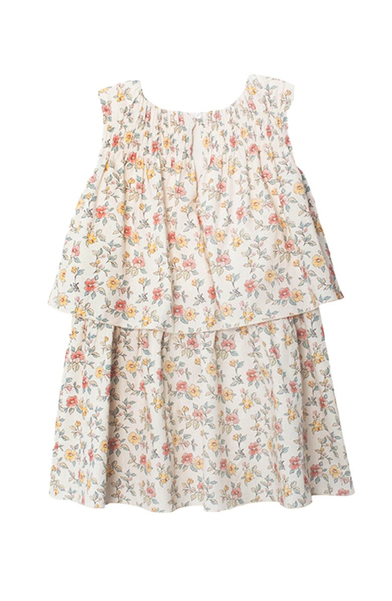 Mabel + Honey Audrey Sleeveless Dress, Alternate, color, Floral, Beige