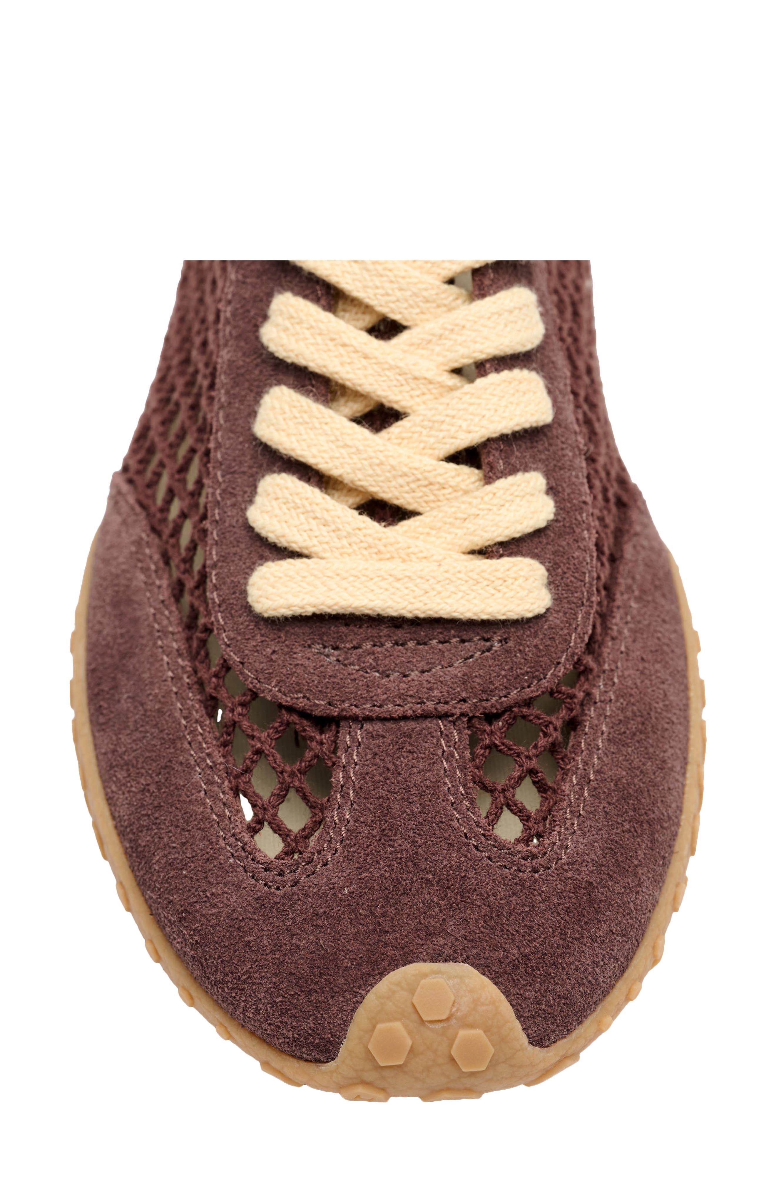 Bridge Fishnet Sneaker, Alternate, color, CHOCOLATE
