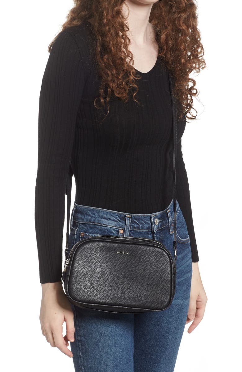 Matt & Nat Pair Vegan Leather Crossbody Bag, Alternate, color,