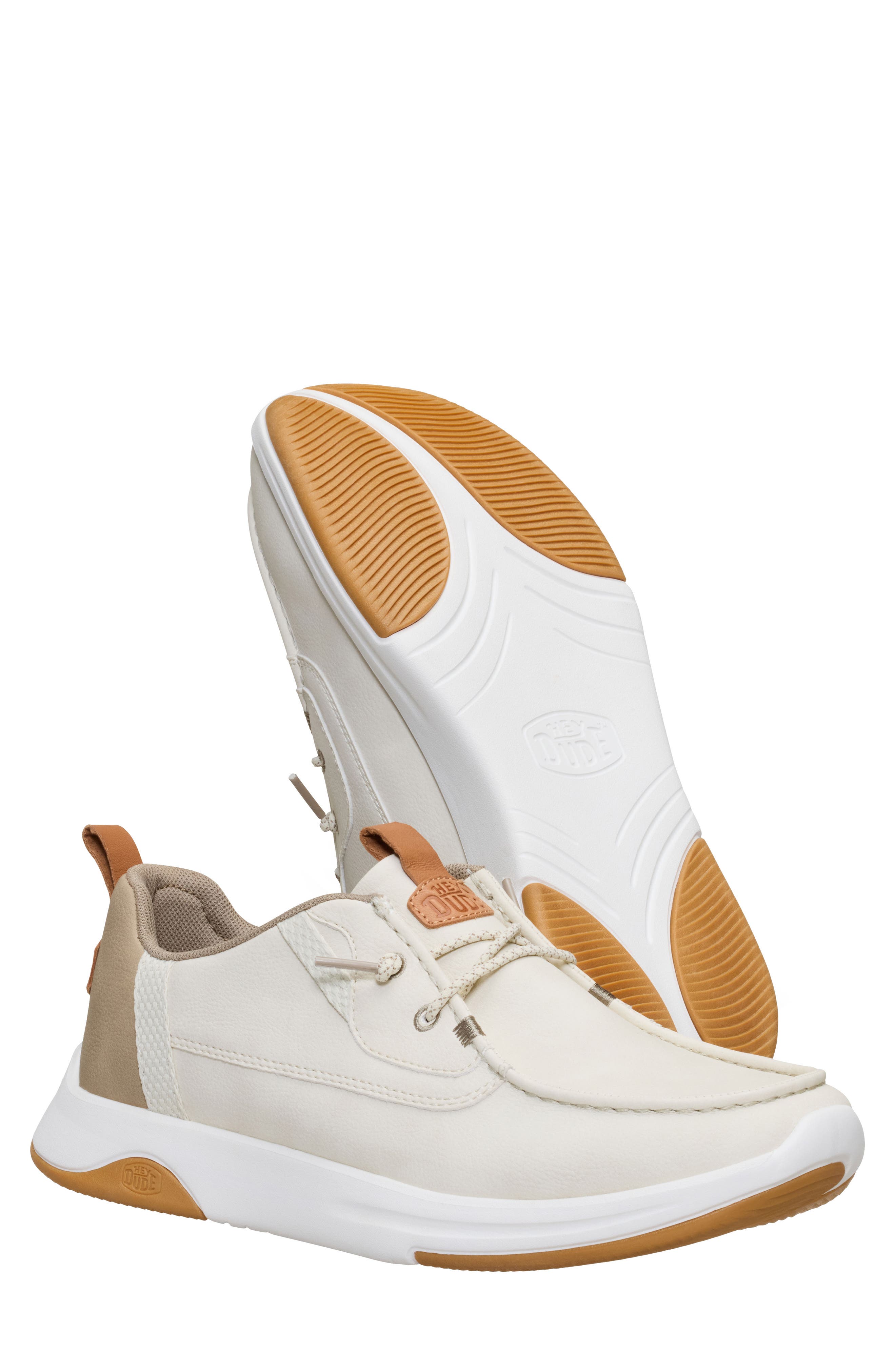 Hey Dude Wally Drift Classic Slip-On, Alternate, color, Silver Birch/ White