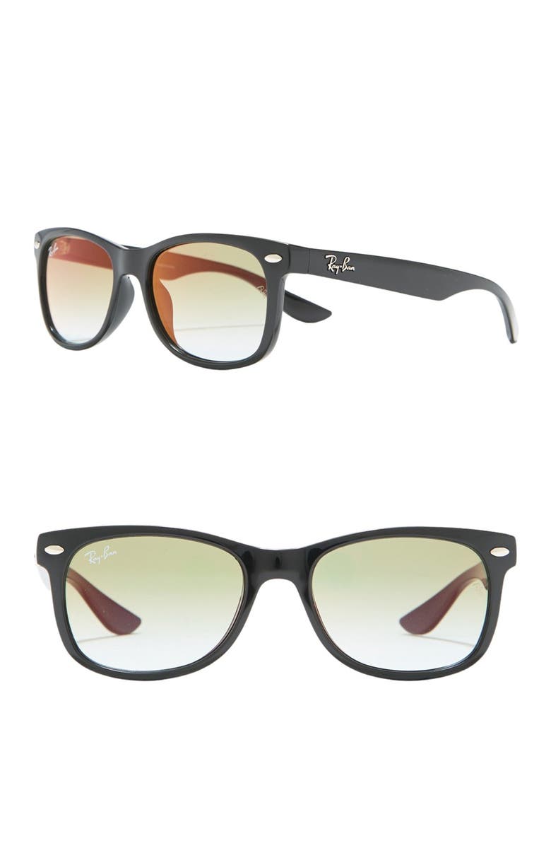 Ray-Ban Kids' Junior Wayfarer 47mm Square Sunglasses, Alternate, color,