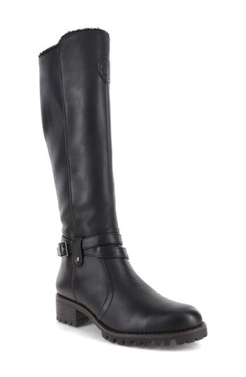 Aquatherm By Santana Canada Cedar Faux Fur Lined Tall Boot In Black