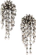 Isabel Marant Hanabi Beaded Clip-On Drop Earrings
